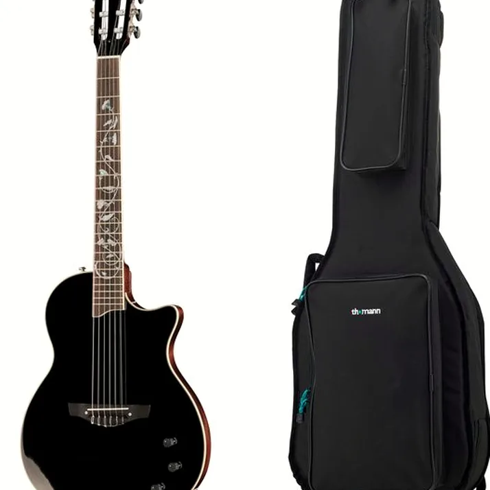 Harley Benton Nashville Nylon Plus BK w/Bag