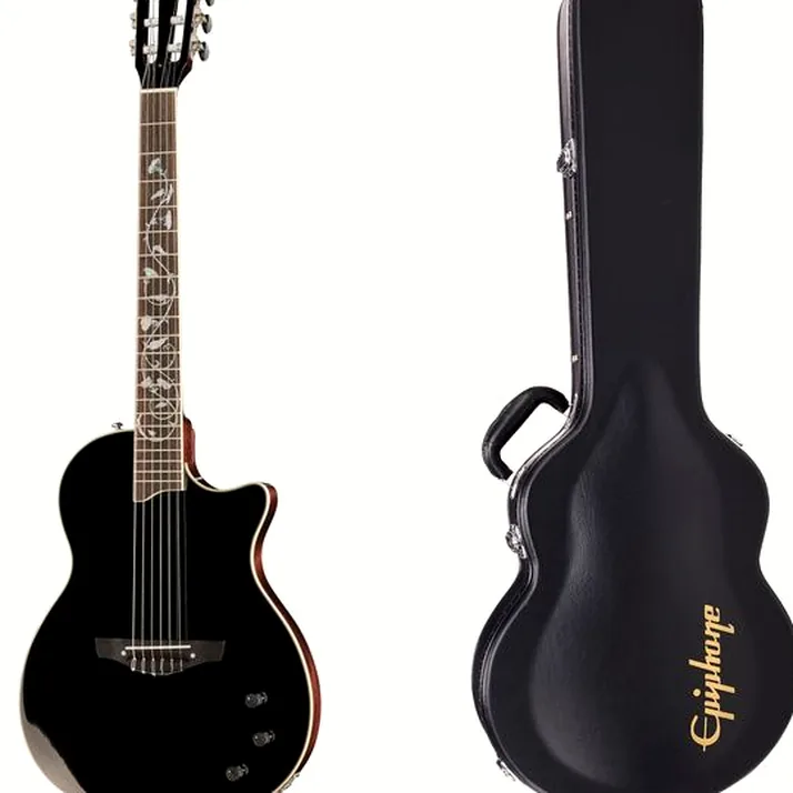 Harley Benton Nashville Nylon Plus BK w/Case