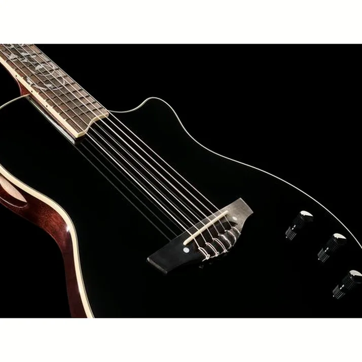 Harley Benton Nashville Nylon Plus BK w/Case