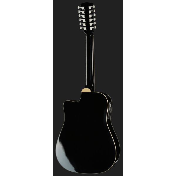 Harley Benton D-200CE-12BK w/Bag