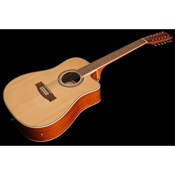 Harley Benton D-200CE-12NT w/Bag